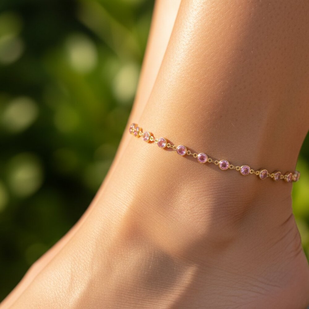 "Dainty Anklet for Women – Elegant Everyday Jewelry & Perfect Gift | MLCRC1232